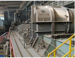 Eco-friendly energy saving horizontal and continuous charging scrap preheating arc furnace