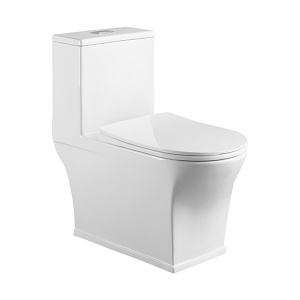 New design one piece rimless toilet bowl for home or hotel bathroom