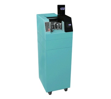 Floor Stand Vacuum Money Counter With Full Dust Absorption Cover And UV