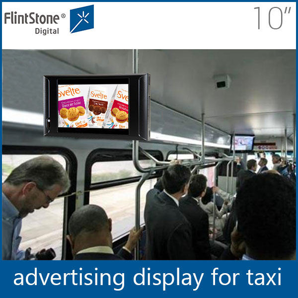 Flintstone 10inch vehicle advertising signage,advertising signage,lcd display for bus