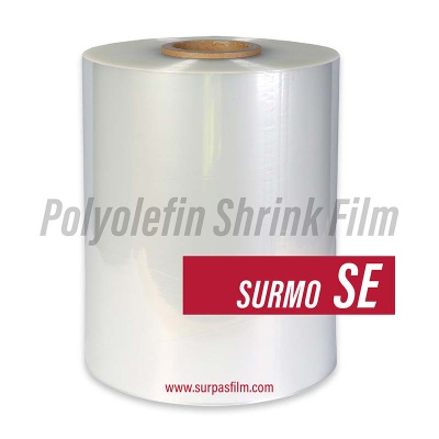 POF shrink film centerfold plastic packaging heat shrinkable polyolefin - SURMO SE