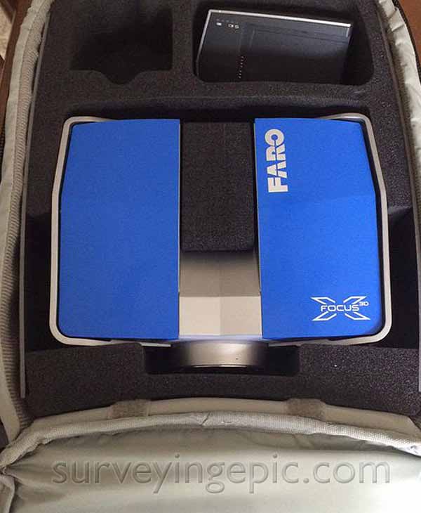 used FARO Focus3D X330 Laser Scanner with GITZO Tripod and 12 reference spheres