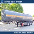 Cheap pricre petrol 3 axle oil Fuel tank semi trailer , 50000 liters Oil Fuel Tanker Trailer for sale