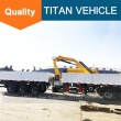 XCMG 10 tons hydraulic telescopic boom truck mounted crane cargo crane for sale