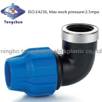 compression fitting pipe fitting - Elbow X FPSP