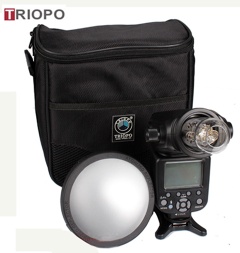 TRIOPO TR-180 Portable Flash Light,speedlite ,flash gun with Plug type flash tube ,master and slave ,wireless function for Ca