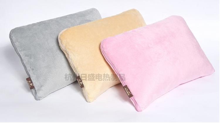 Convertable Heating Blanket Pillow For Car And Home Use