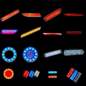 LED auto part, rear bumper lamp, LED reflector, decoration light, Day time running light - Auto part
