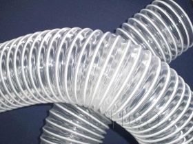 Highly flexible plastic steel wire helix hose