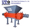 Double Shaft Shredder for tire, plastic, medical waste, metal, wood recycling crusher