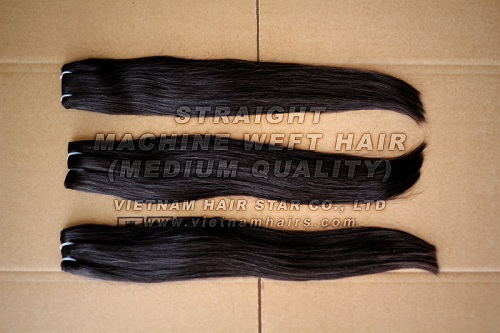 Silk Straight Hair Extension - Human Hair Weft