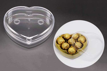 Weisheng Heart-Shaped Chocolate Box Food Plastic Case