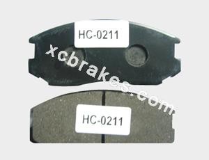 auto brake pad HC-0211 SIZE:114.0*50.0*14.8（ｍｍ）