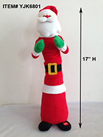 Christmas gift Animatd Singing and Dancing musical santa plush toy