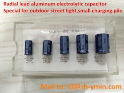 LKZ Radial Lead Aluminum Capacitor for Charging Pile 10000 hours at 105℃