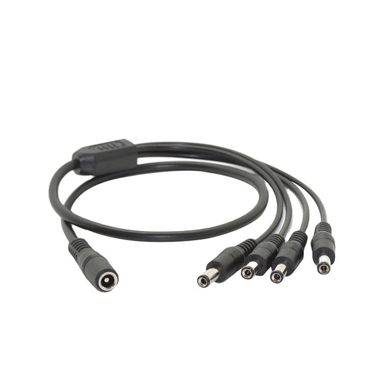 4 Channel Male To Female DC Adapter