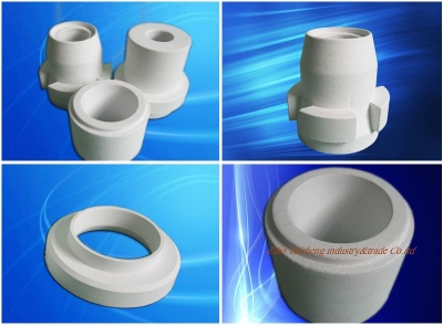 High strength property Auxiliary refractory materials for vertical casting