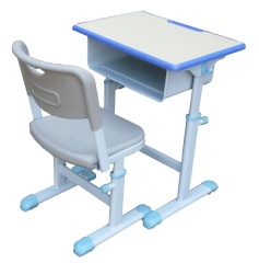 knob height adjust school furniture school desk - ZA-KZY-18