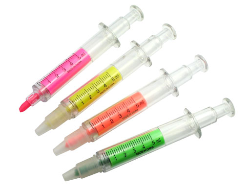syringe highlighter