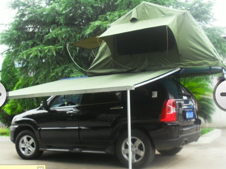 car and tent