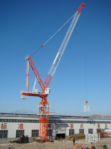 New China QTD100(4522) Self-erecting Luffing Jib Tower Crane