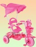 baby pedal car with music head and canopy