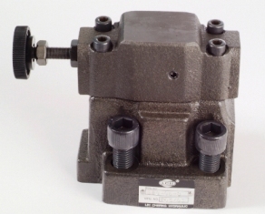 hydraulic valve -  pilot operated relief valve