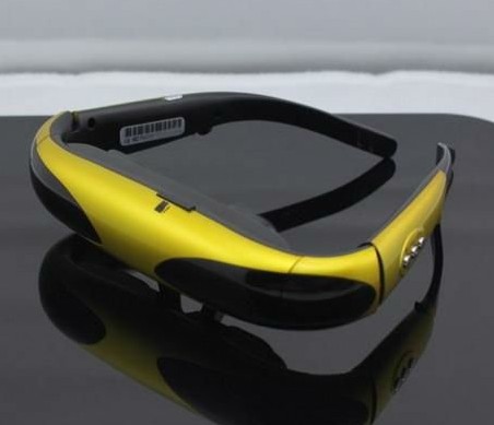 PCM920 virtual display 3D video glasses with 72inch simulates display screen and 640*480 resolution