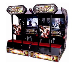 Amusement coin operated frame game machine 47 inch 3D Super Street Fighter