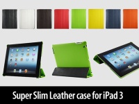 Ultra slim&magnetic Leather Smart Case for iPad 2 accessories