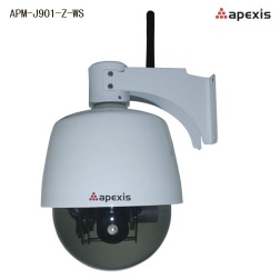 Wireless PTZ surveillance ip camera with 30.7 to 69 Degrees Viewing Angle and 3x Optical Zoom