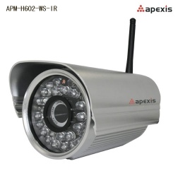 Water-resistant infrared ip cameraSupport Gmail/Hotmail function and free DDNS for remote viewing