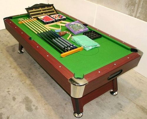 pool table billiards table with full acc.kits AS-7900