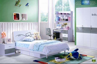 MDF Panel kids Bedroom Set
