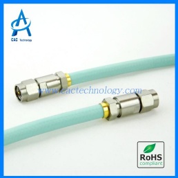18GHz RF cable assembly extra low loss low VSWR flexible