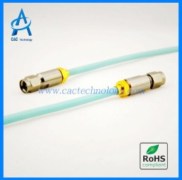 40GHz RF Coaxial Cable Assembly phase stable low loss low VSWR