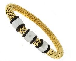 2013 Wholesale new style gold plate stainless steel bracelet