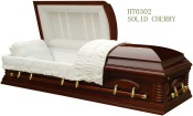 Wooden Casket with American Style (HT-0302)
