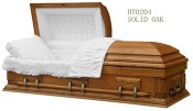 wood casket of funeral product (HT-0204)