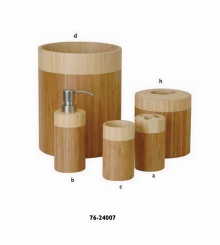 Bambo bathroom utensils
