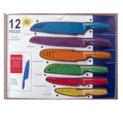 6-pcs coloured knife - PG11-044