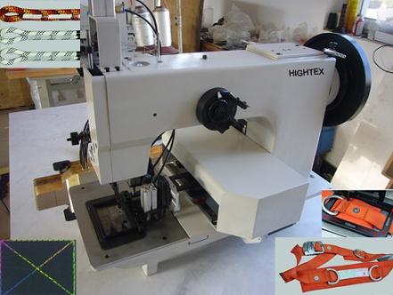 Extra heavy duty thick thread automated pattern sewing machine