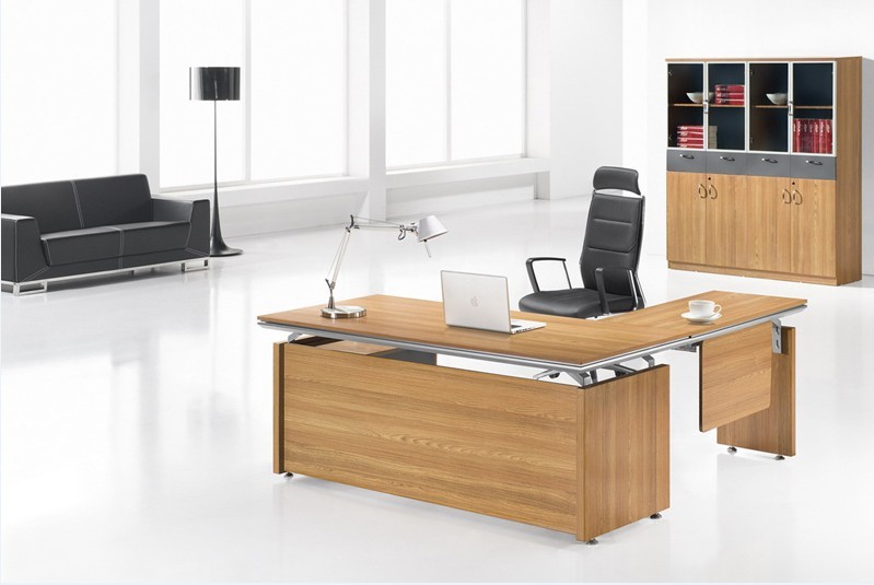 Dious fashion partical board melamine finish office table computer desk boss desk