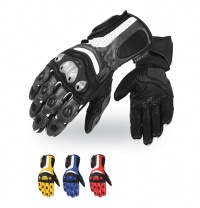 Motorbike Leather Gloves-Professional Gloves - DI-4134