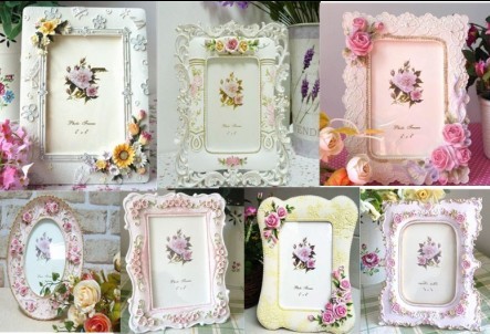 Newly Iovry Rose European Photo Frame home decoration christams gifts