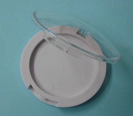 empty plastic Round cosmetics compact-HYC044B