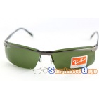 Ray Ban RB 3296 004/9A Lifestyle Gunmetal Frame/ Green Lens Sunglasses