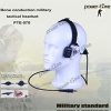 Military bone conduction tactical headset