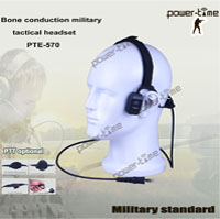 Military bone conduction tactical headset PTE-570