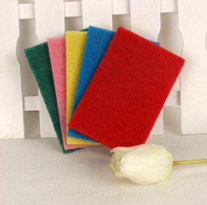 10-Pack Multi Color Pad Scouring,Non Scratch Nylon Scour Pad